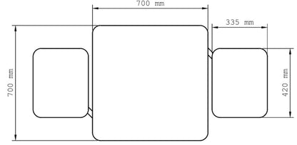 Wünder The Duo Outdoor Table Furniture